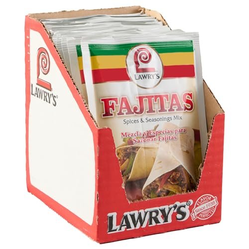 Lawry's Fajita Seasoning | Bold Tex-Mex Flavor for Chicken, Beef & Veggies